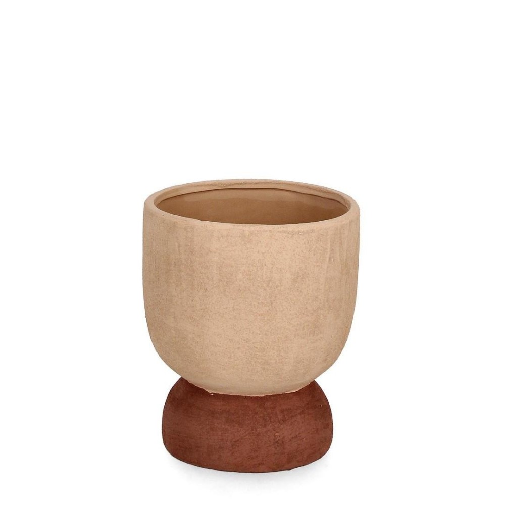 VASO HECTOR D14 H17 ALTO NATURALE-MARRONE